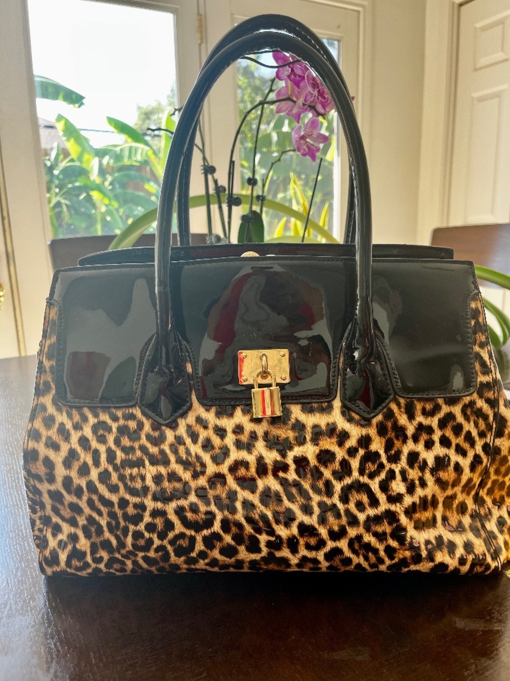 Leopard Print Handbag